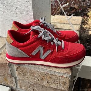 New Balance 501 Red Sneakers 9.5